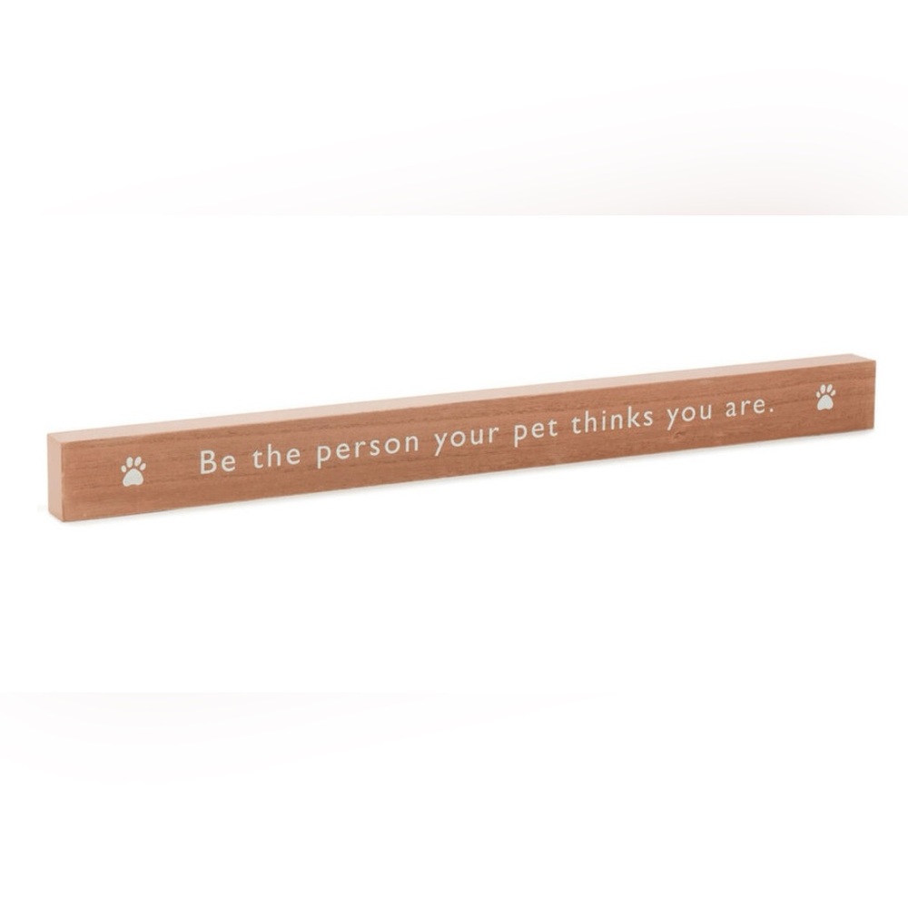 Hallmark Wood Quote Sign, 23.5 x 2, Brand New